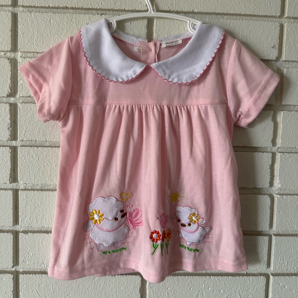 Vintage baby pink dress